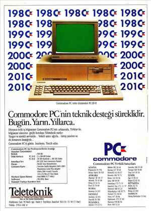    1986 1986 1986 1986 1986 Commodore PC ürün dizisinden PC 20-11 Commodore PC'nin teknik desteği süreklidir. Bugün....
