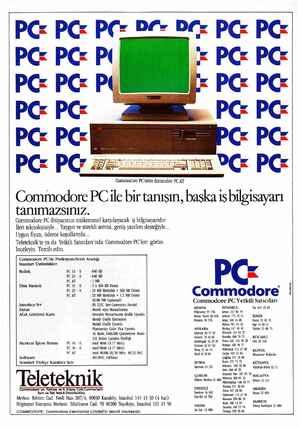    Commodore PC ürün dizisinden PC AT Commodore PC ile bir tanışın, başka iş bilgisayarı tanımazsınız. Commodore PC...