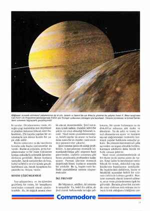    Bilgisayar sonunda astronomi çalışmalarına da el attı. Saturn ve Saturn'ün ayı Rhea'yı gösteren bu çalışma James F. Blinn