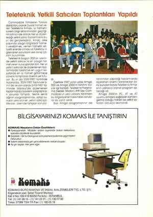  Teleteknik Yetkili Satıcıları Toplantıları Yapıldı CH Commodore firmasının Türkiye distribitörü olarak 3 yıldır hizmet ve-