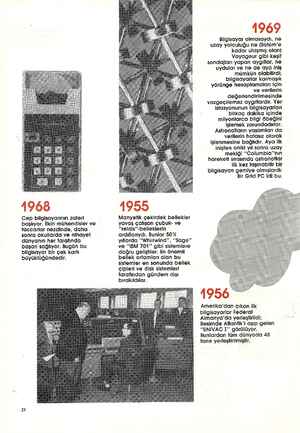  1968 Cep bilgisayarının zaferi başlıyor. İlkin mühendisler ve tüccarlar nezdinde, daha sonra okullarda ve nihayet dünyanın