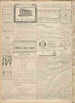    — 9 Kânunu: 19295 iin Tayyare Piyangosunun Fatih şubesi üşterilerine altıncı keşide biletlerini keşide devam edinciye Kadar