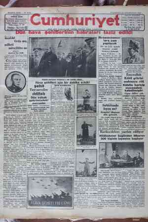 Cumhuriyet Gazetesi 28 Ocak 1929 kapağı