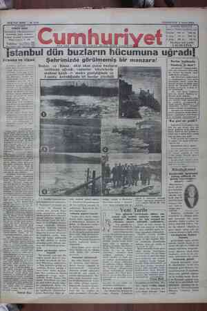 Cumhuriyet Gazetesi 2 Mart 1929 kapağı