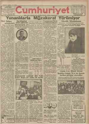Cumhuriyet Gazetesi 10 Mart 1929 kapağı