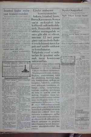   23 Nisan 1924 — İsğanbul liseler muba-| Liselîecrwnîubayaat qıpaînOcağında yaat komisyonundan: | komisyonundan: — |- 6 orta