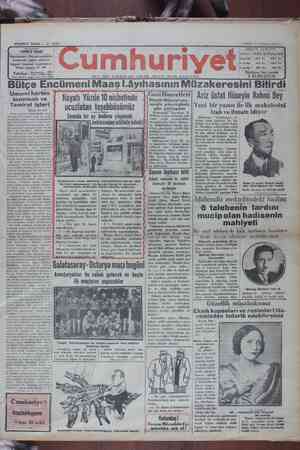 Cumhuriyet Gazetesi May 17, 1929 kapağı