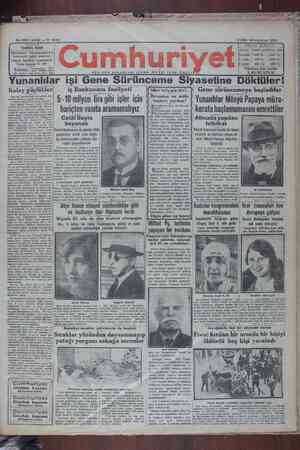 Cumhuriyet Gazetesi 28 Haziran 1929 kapağı