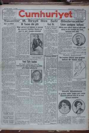 Cumhuriyet Gazetesi 14 Ağustos 1929 kapağı