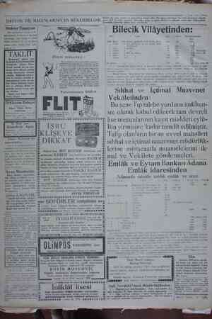   SA vi öi ea e— Cümheriet & Eylâl 1920 DANTOS: DİŞ MACUNLARININ EN MÜKEMMELiDİR î’şm p çei gaşttr ve çörümekten vikaye eder,