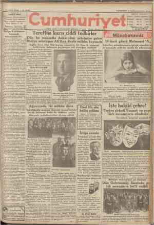 Cumhuriyet sayfa 1