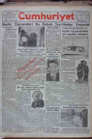 Cumhuriyet Gazetesi 18 Aralık 1929 kapağı