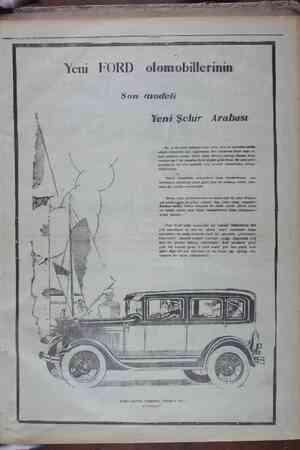  —— Termieysul 1929 — —— — -Cumhuriveet — Yeni -FORD efassobell KŞ Son-modeli Yeni Şehir Arabası Bu araba ayni zamanda hem...