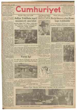 Cumhuriyet Gazetesi 17 Mayıs 1930 kapağı