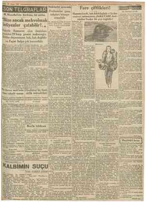  19 Mayıs 1930 Doktorlar arasında M. Musolini'nin korkunç bir nutku Cttmhuriyet "Bize ancak mahvolmak istiyenler çatabilir! .