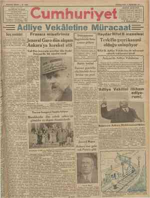 Cumhuriyet Gazetesi 4 Haziran 1930 kapağı