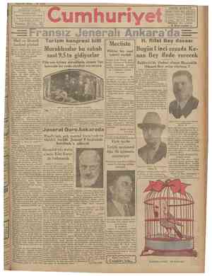 Cumhuriyet Gazetesi 5 Haziran 1930 kapağı