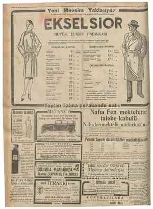  Camhtmyet 2 AğOustos 1930 Yeni Mevsim Yakiaşıyor Bu münasebetle Galata'da Karaköy'de börekçi fırını ittisalinde büyük...