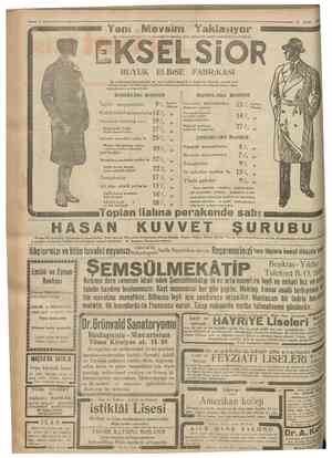  8 Yeni Mevsitn Yaklaşıyo j m *** 4 Eylul 1930 Bıı müna*»^»!*» G?'~f~'^a Karaköy'de börekçi fırını ittisalinde büyük...