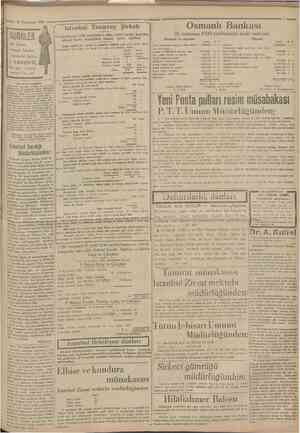  16 Teşrînisani 1930 Cumfimrtyet KURKLER ;ik biçim ıtinalı hizmet mutedil tiatlar İstanbul Tramvay Şirketi 14 teşrinisani 1930