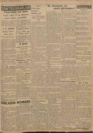  10 Kânurusani 1931 Cumfurriyet SON TELGRAFLAR Foça'daki sui kast divani harbına gönderildiler tzmir 8 (Hususî) Foça...