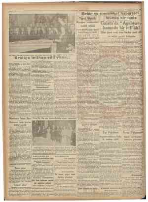  Cumhuriyet 19 Kânunusani 1931 ( Sehir ve memieket haberleri ~) Müthlş bir facia Ticaret Odasında tesbit edildi Kongre...