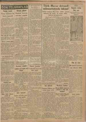  30 Kânumısani 1931 Cumhuriyet SOKI TELGRÂFLAR Kazanç vergisi Cenupta şekavet Vergî takdirini bir Hudutta tecavüz vak'aları