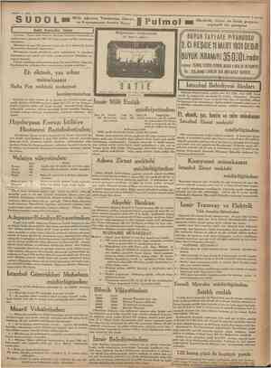  SUDOL Devlet Oemiryolları llânları 1 Mart Cumhuriyet Mide ağrısım, Yanmasını, Gaziır, ve Kaynamasını hemen keser Pulmol...