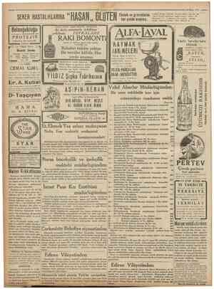  Cumhttrtvet 20Mart 1931 HASAN ECZA DEPOSU Teıefon: 20711 Istanbul ve Anka a büyuk bakkahye mağazalarında, Izrnıre: M....