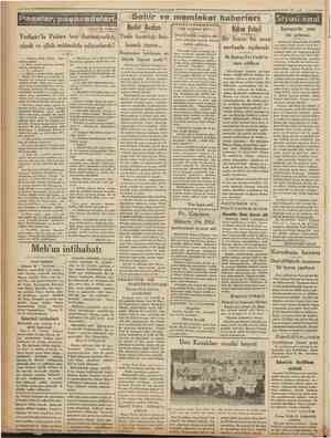  t 2 Cumhuriyet 30 Mart 1931 Sehir ve memleket haberleri Yazan: M. TURHAN Siyasf icmal İspanya'da yeni bir galeyan tspanya'd»