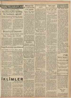  14 Nîsan 1931 Camhuriyet SONTEfcRAFLARİir sandal devrildi, İspanya'da Cumhuriyetin zaferi! Haliç'te bir facia ,„» © Irak'ta