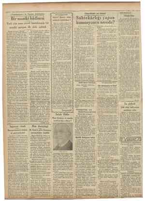  f Cumhuriyet 17 Mayıs 1931 «Cumhuriyet» in Viyana mektuplan Gümrükteki sui istimal Haricî ticaret niçin sahipsiz bırakıılyor