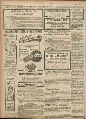  *Cumhuriyet 20 Mayıs 1931 Daha ucuz, daha kat'i ve müessir bir harikai san'attir. Yerli maüdır. Pire, tahta kurusu sinek ve