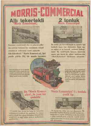  \ Camkariyet 1931* MDRRIS tekerleklî lorıs Komersıyal,, s KomersıvaL, M ERCIAL 2 tonluk Moris Komersıval C Kamyonu arazisi