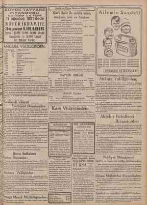  ;25 Temmuı "Cumhuriyet Emlâk ve Eytam Bankası İlânları agustos 1931 dedir KEŞİDE Kat'î ihale ile satılık akar, mağaza, yalı