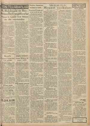  Temmuz 1931 Buğdayı kurtarma hareketi ve halk. M. Makdonald ve Heni'ne gidiyorlar Almanya'da bankalar kredi fikdanından iflâs