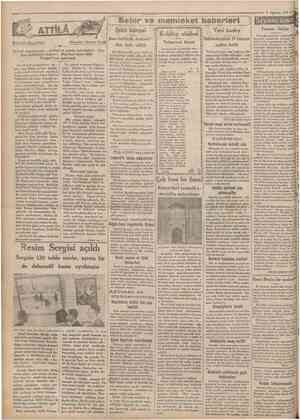  Camhttrîyet 2 Ağustos 1931 Sehir ve memieket haberleri Şehir bütçesi Muharriri: Marcel Brion Mütercimi: Mustafa Namtk Siyasî