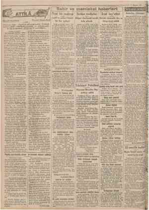  "Cumhuriyet 6 Ağustos 1931 • ^ = Sehir ve memieket haberleri j Siyasî icmal Amerika Almanya Mütarekedenberi Avrupa işlerine