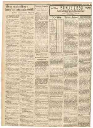  23 Eylul 1931 Devlet Demiryolları İlânları I Çumhuriyet Haydarpaşa'da eski istasyon civarında 182, 184, 186 ve 188 numaralı