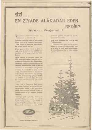  8 ^Cumhuriyet •7 Tefrİnievvel 1931' SIZI.... EN ZİYADE ALÂKADAR Sür'at mi... Emmyet mi...? Viiksek sur'at mi istiyorsunuz?