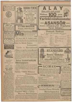  25 Te?rinİsani 1931 Dr. İhsan Sami I İSTAF1LOKOK AŞIS1 1 »taf Uokoklardan mütevellit (erI genlik, kan çıbanı, koltuk altı I