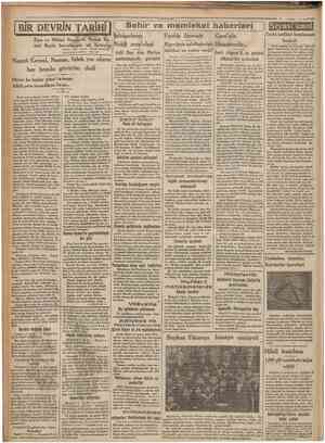  l , 'Camhuriyet =" BİR DEVRİN TARÎHİIC Ziya tnal Selânik valü sabtkı NAZIM PAŞAMN hatıratm&an iktîbas edilmiştir. Sehîr ve