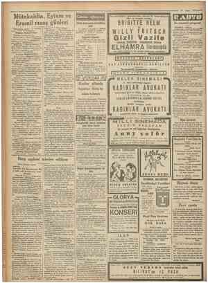  29 1932= Mütekaidin, Eytam ve Eramil maaş günleri Mütekaidin, eytam ve eramilin maaş ""nleri berveçhiatidir: Üsküdar...