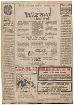  6 Mart 1932 Yeni Sekiz Silindirli Buick'in....Piyasaya Arzı BEŞiKTAŞ Dikîş Yurdu Az zamanda biçki, dikiş, kumaş üzermde her