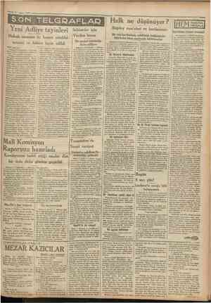  9 Mart 1932 Camhuriyet SON TELGRAFLAR Yeni Adliye tayinleri Hukuk mezunu üç hanım müddeiumumî ve hâkim tayin edildi YENİ...