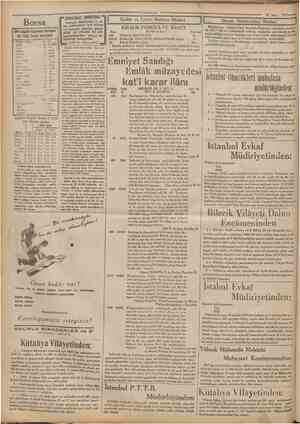  ===== 10 Mart 1932 Borsa Dün akşam kapanan Borsada bir Türk lirası mukabili: Fransız Frangı Ooiar Liret Belçika Drahmı...