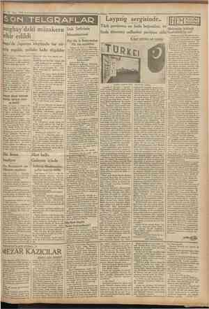  14 1932 Cttmkanyet SON TELGRAFLAR »anghay'daki müzakere ehir edildi kago'da Japonya aleyhinde bir nütayiş yapıldı, polisler