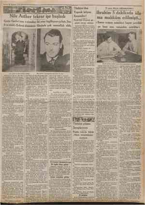  « 26 Ağustos • 1923 Ctttnhttrtyet l Nils Asther tekrar işe başlad Greta Garbo'nun vatandaşı iki sene ingilizçeye çalıştı....