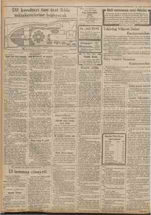  26 Eylul 1932: Dil kurultayı tam saat ikide müzakerelerine başlıyacak Radyo konferansları basıldı 350 sahife Gayet itinalı