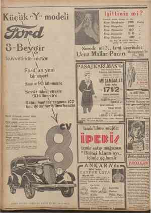  'Cumhîiriyet ' 6 Tesrmîsani 1932 » Küçük " mo lşıttınız mı: Piyasa'da emsali olmiyan en ağır: Krep Krep Krep Krep Krep...